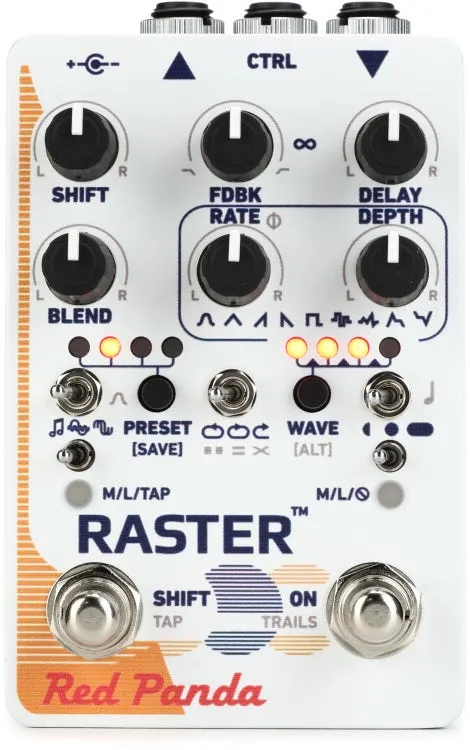 Red Panda Raster 2 Digital Delay Pedal