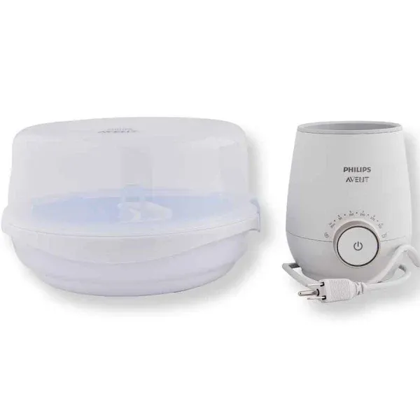 Philips Avent Fast Bottle Warmer + Microwave Steam Sterilizer