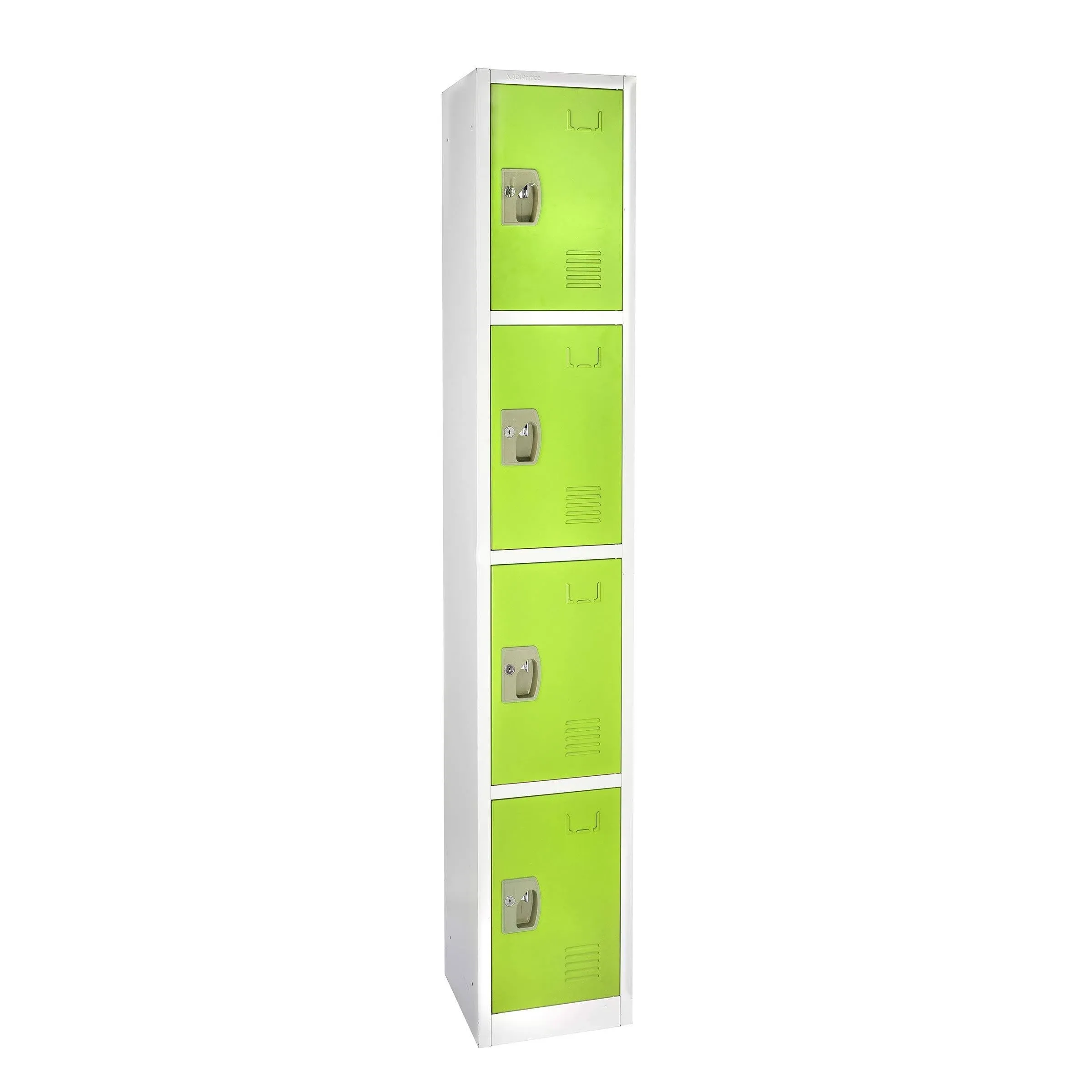 AdirOffice Large - Locker - 4 doors - 8 hooks - green