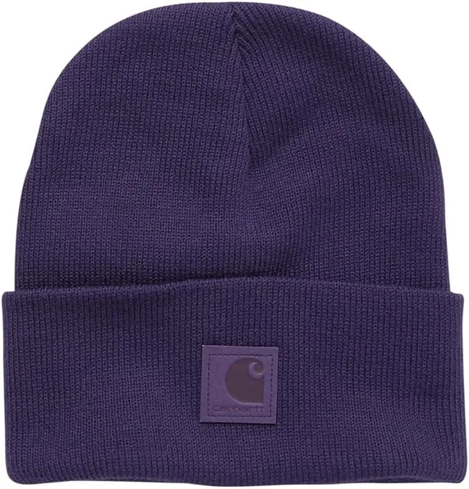 Carhartt Toddler Unisex Watch RibKnit Purple Crown Jewel Tonal Beanie Hat AH8995