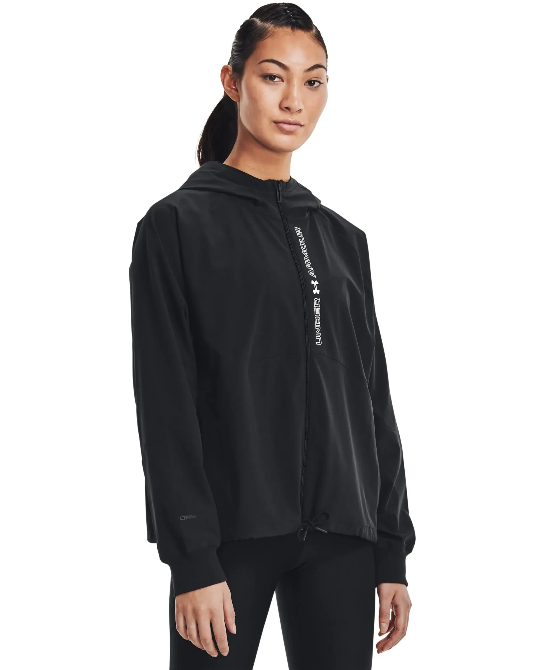 Sweatshirt Woman Under Armour Woven Fz Jacket 1369889-0002