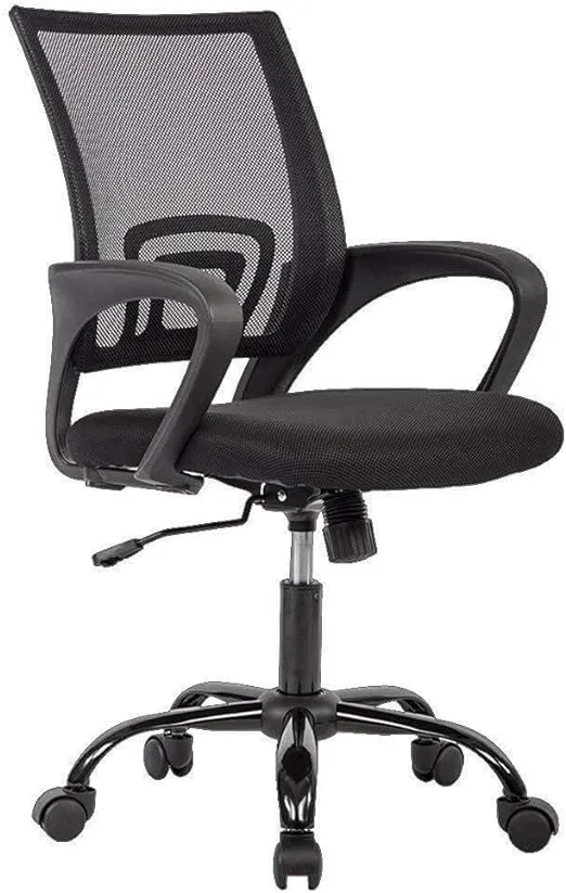 BestOffice Office Chair Ergonomic Cheap Desk Mesh Computer 1, Black 