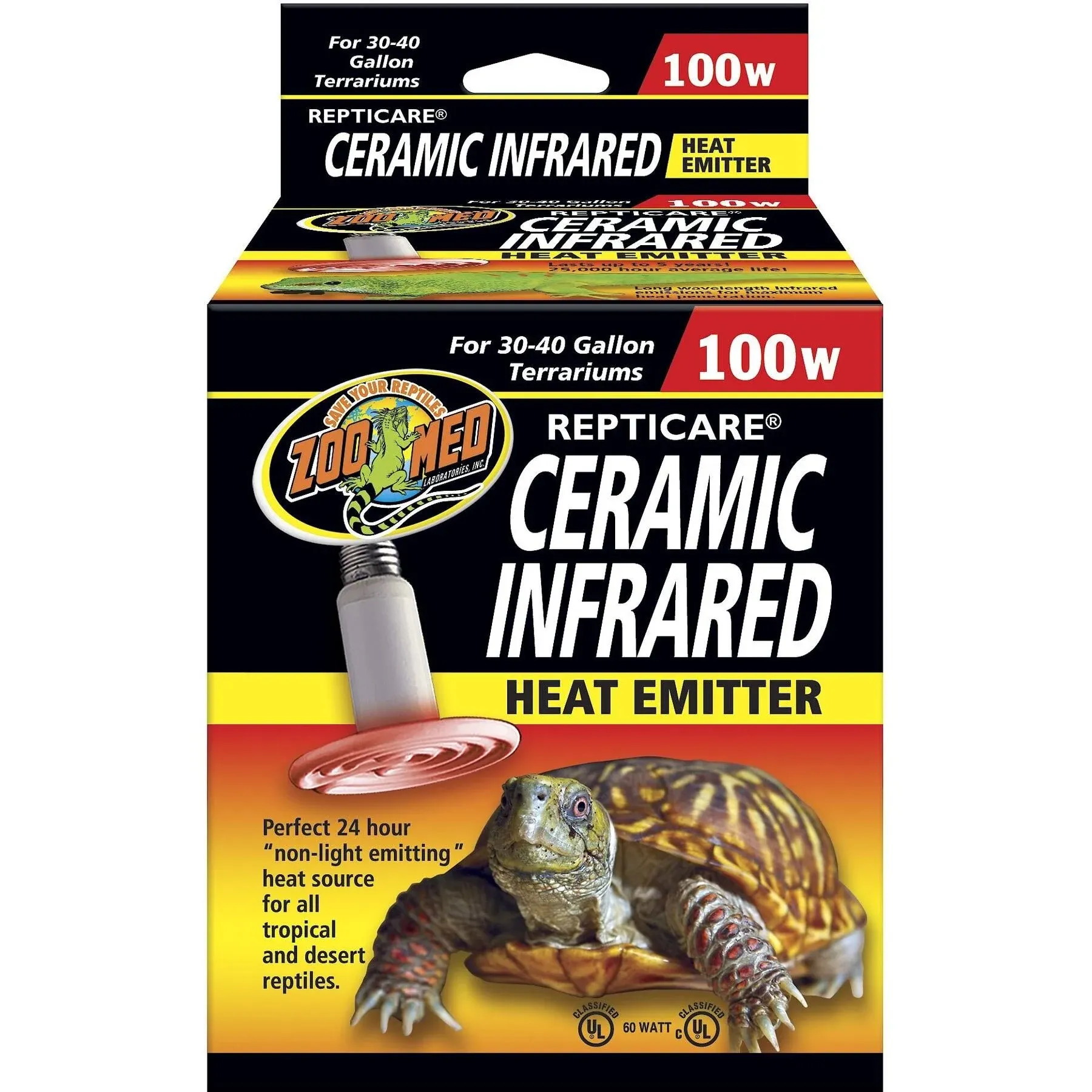 Zoo Med ReptiCare 100 Watt Ceramic Infrared Heat Emitter