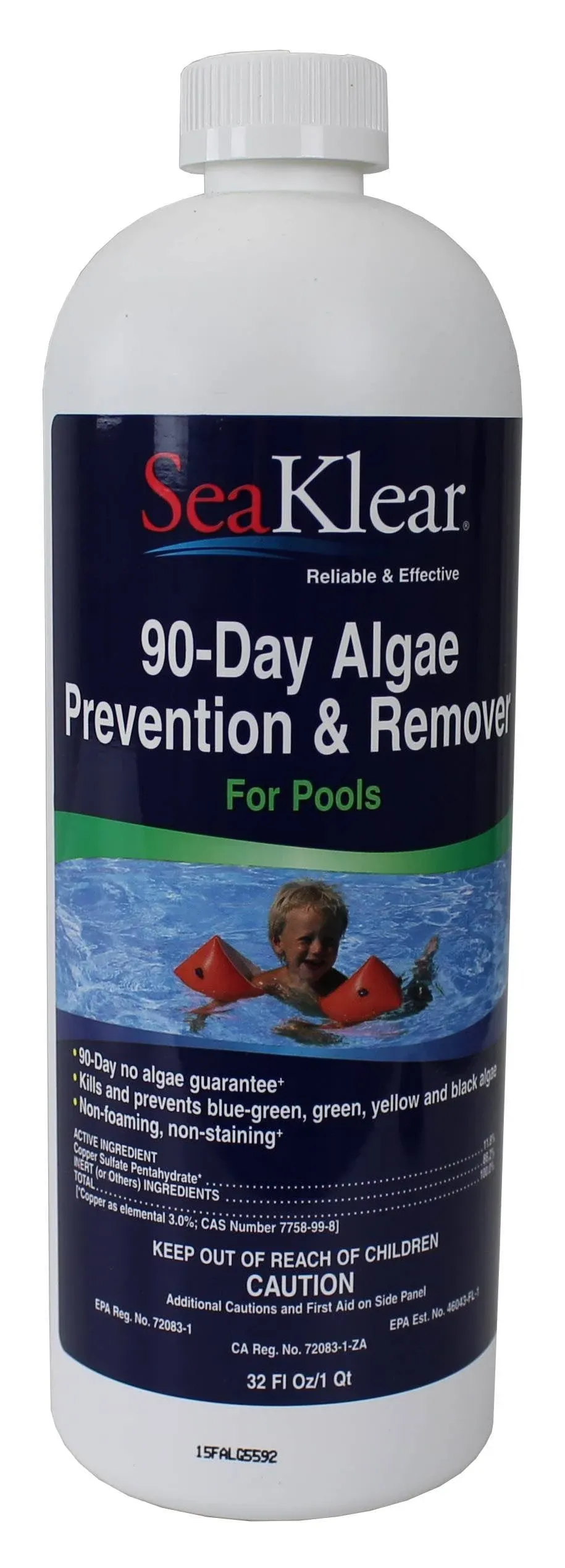 SeaKlear 1 Quart 90 Day Algae Prevention & Remover