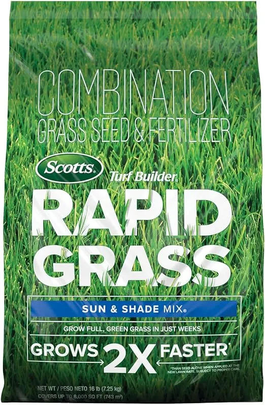 Scotts Turf Builder Rapid Grass Sun & Shade Mix, 5.6 lbs.