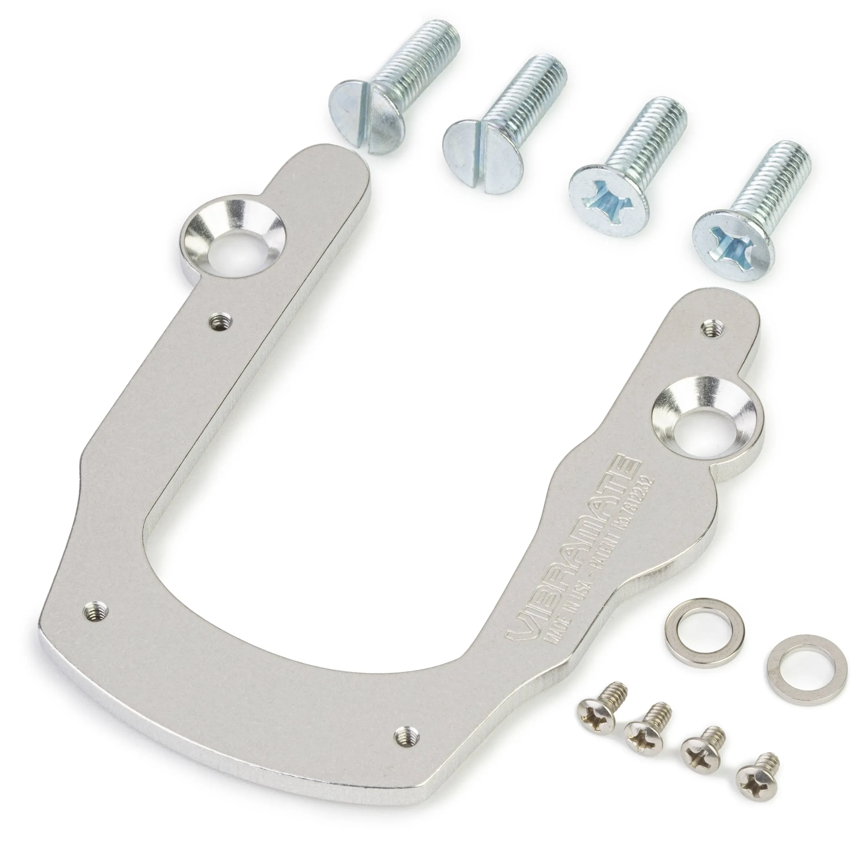 NEW - Vibramate V5 Quick Mount Kit for Bigsby B5, POLISHED ALUMINUM