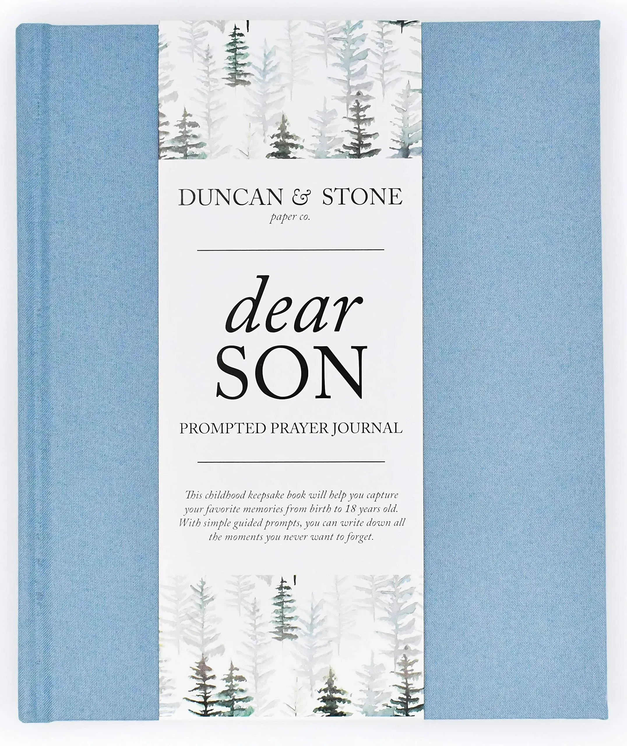 Dear Son: A Childhood Prayer Journal & Keepsake Book, Blue