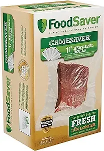 FoodSaver GameSaver 11" x 16' Vacuum Seal Roll with BPA-Free Multilayer Construction