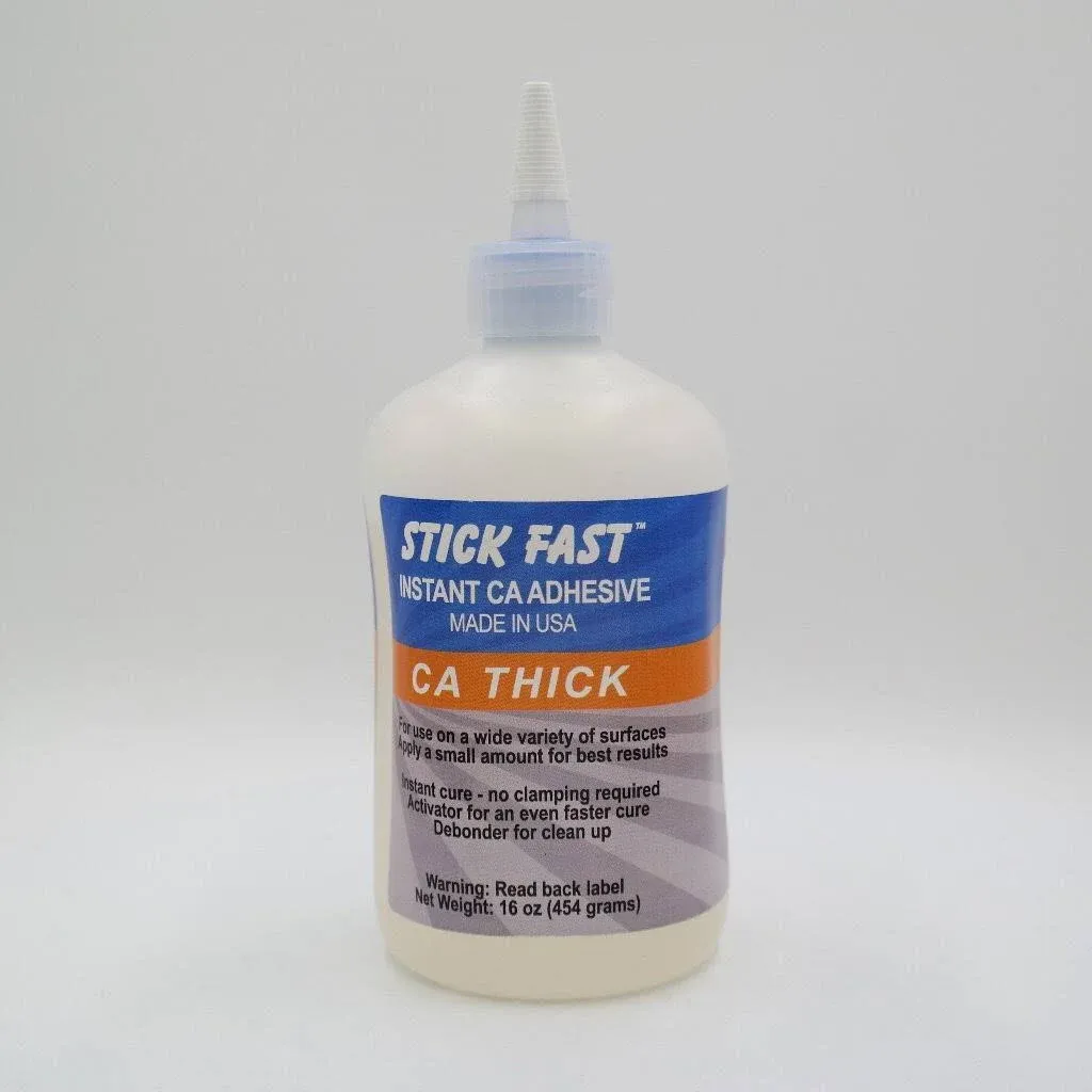 Ca Quick Set Adhesive Thick 16 Oz