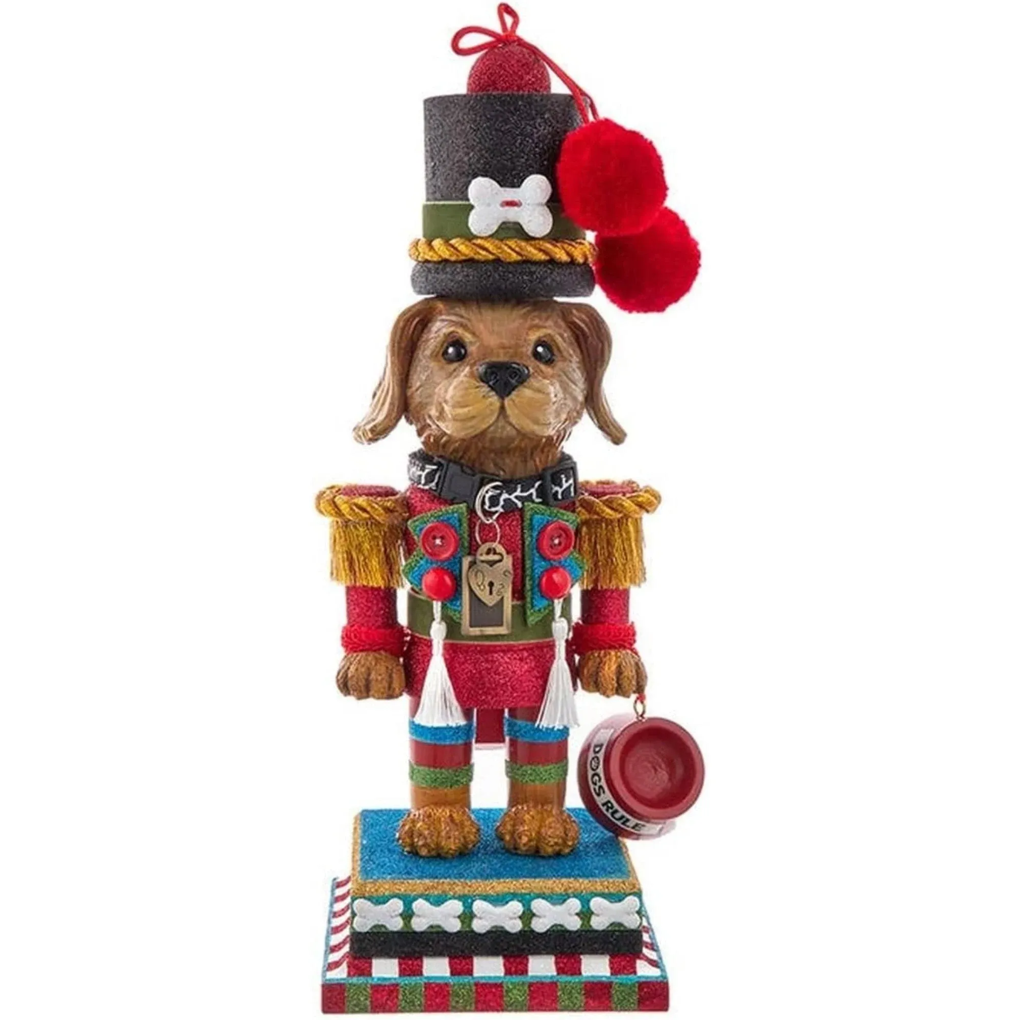 Kurt Adler 15" Hollywood Dogs Rule Nutcracker