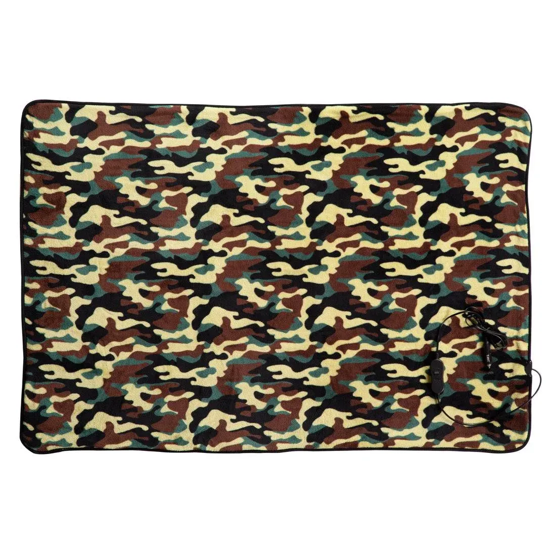 Stalwart Multi Camo Heated Blanket