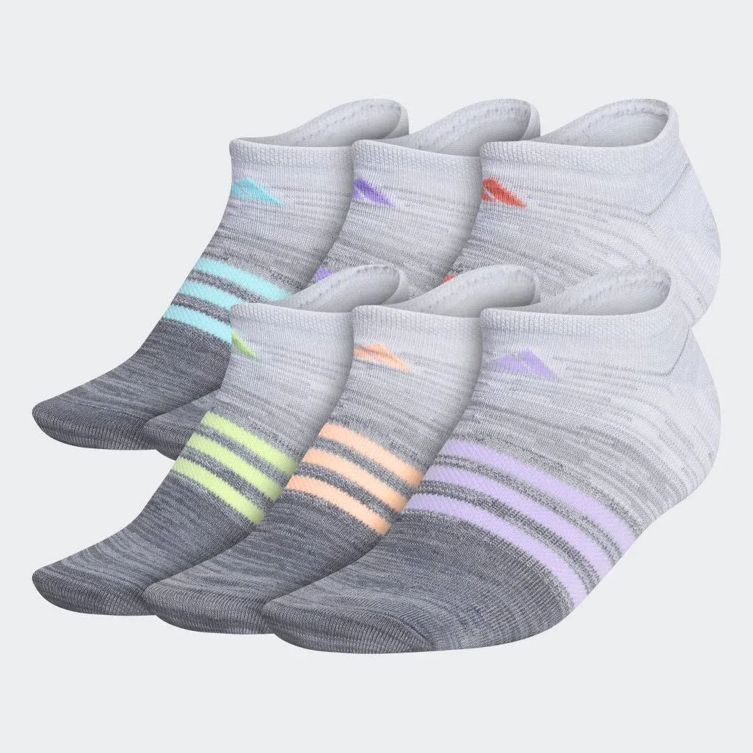 adidas Women's Superlite No Show Socks (6-Pair)