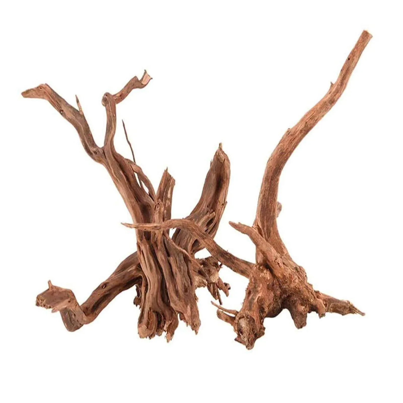 2 Pcs Natural Driftwood Log Branches Organic Decoration Fish Tank Aquarium