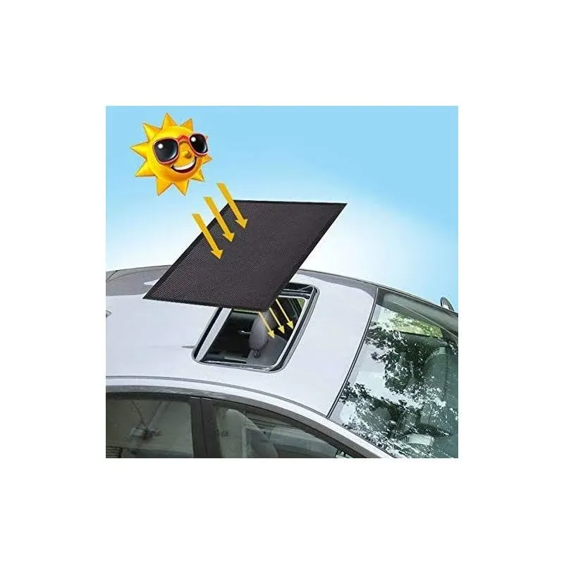 Magnetic Car Sunroof Sun Shade Breathable Mesh, Car roof Cover for Overnight Camping, Quick Install, UV Sun Protection for Moonroof and Side Window