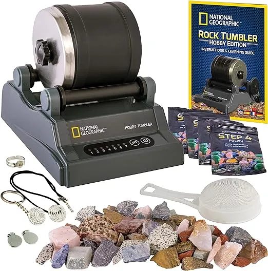 National Geographic Hobby Rock Tumbler Kit