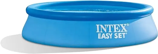 Intex 28107EH 8 x 24 Inch Easy Set Inflatable Swimming Pool with Filter, Blue