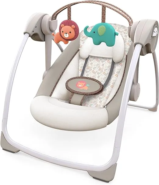 Comfort & Harmony Portable Swing, Cozy Kingdom