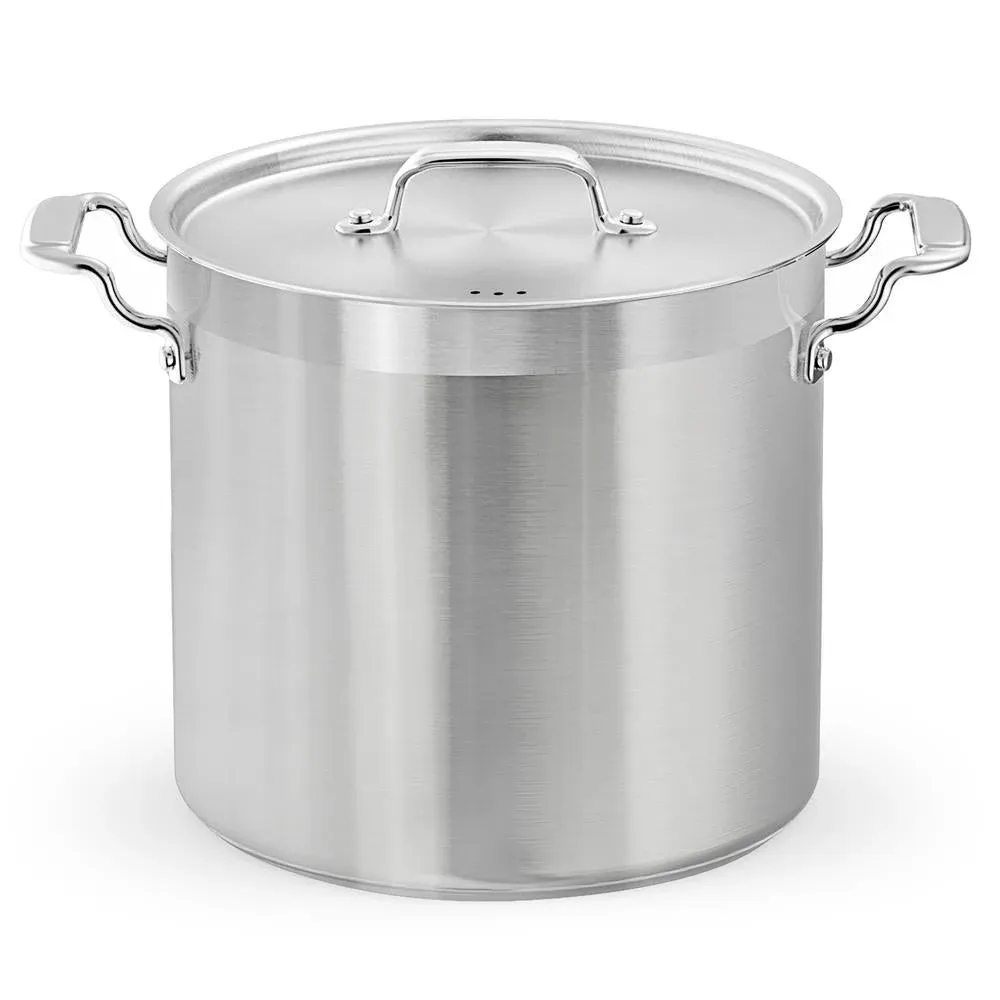 Nutrichef 24 Quart Stainless Steel Cookware Pot - Ncspt24q