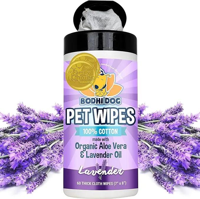 Bodhi Dog Pet Wipes | Wipes for Dog Grooming | Wipe Away Pet Odors & D