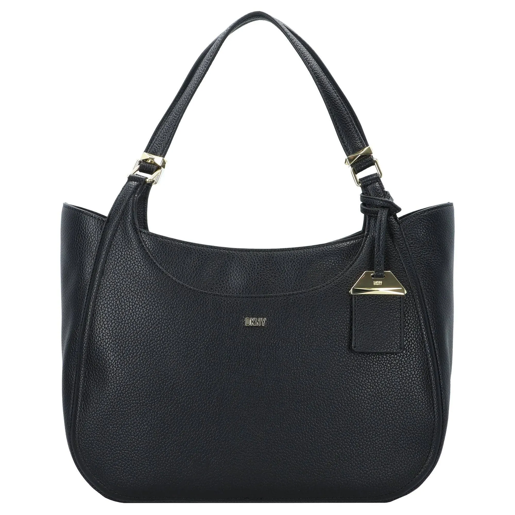 Barbara Medium Shopper Tote Bag In Black,gold