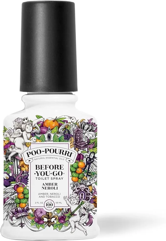 PooPourri Before You Go Spray, Lavender Vanilla, 2 Count of 2 Fl Oz Bottle, 4 Fl Oz