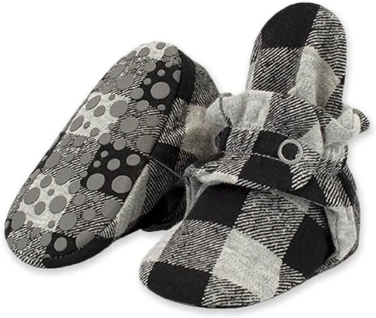 Zutano Unisex Organic Cotton Baby Booties With Gripper Soles