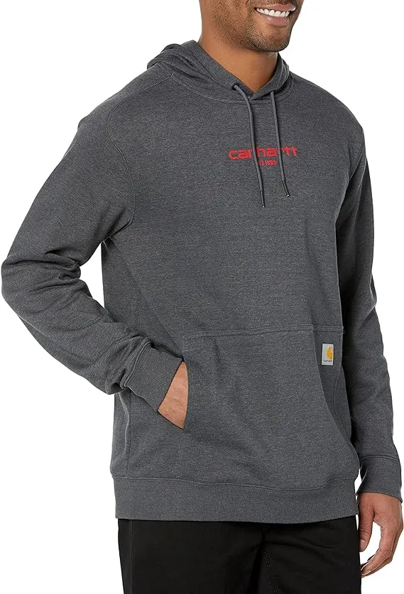 Carhartt Force Relaxed Fit Lightweight Logo Graphic Sweatshirt, Men's Carbon Heather