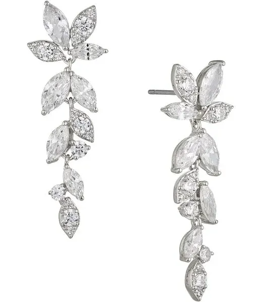 Nadri Wren Cluster Linear Drop Earrings