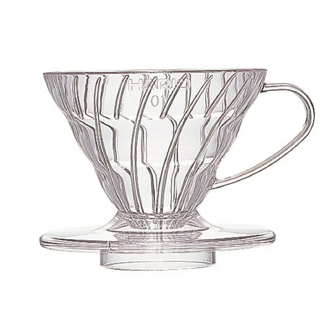 Hario V60 Plastic Coffee Dripper, Size 02, Clear