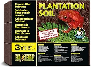 Exo Terra Plantation Soil, 8 Quarts, 3-Pack