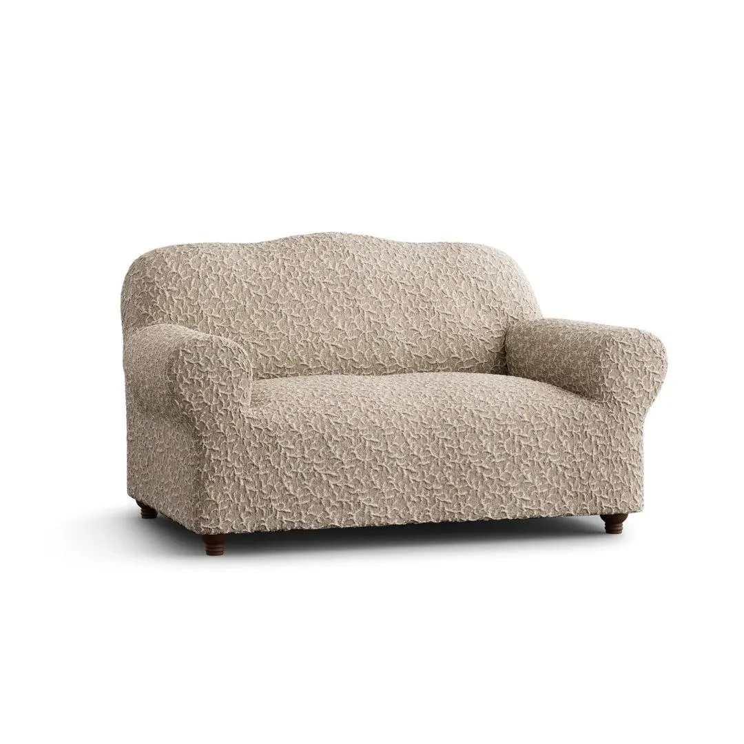 Stretch Loveseat Slipcover - Easy to Clean & Durable - Jacquard Collection ...