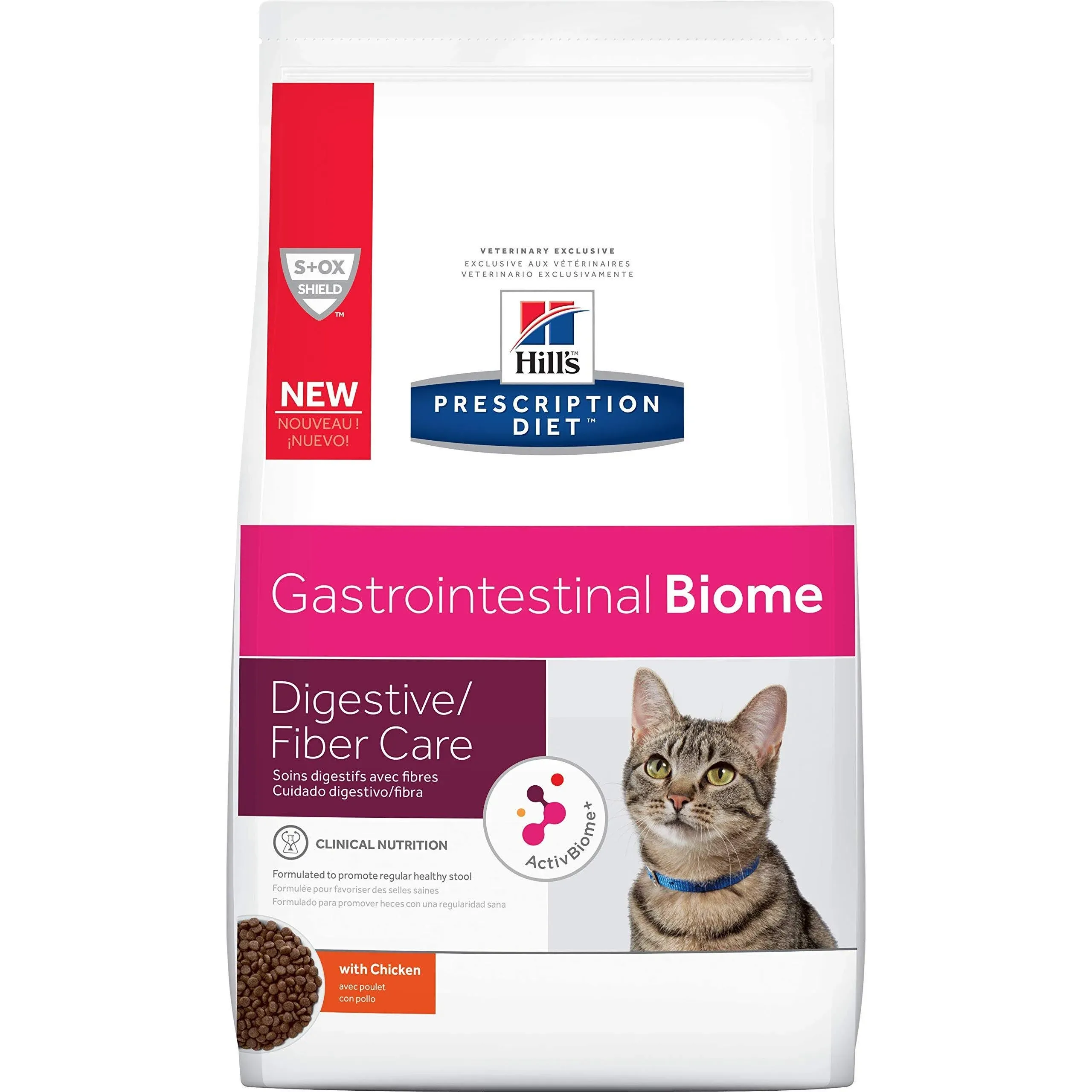 Hill's Prescription Diet Gastrointestinal Biome Digestive/Fiber Care with Chicken ...