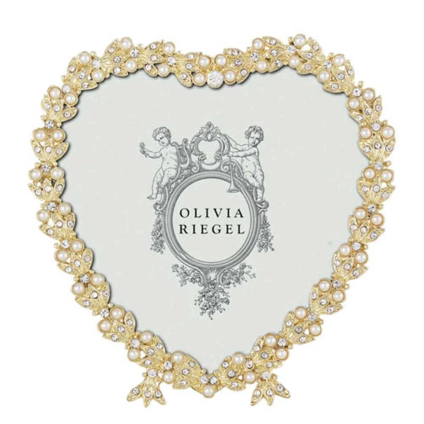 Olivia Riegel Contessa Heart 3.5" Frame - Gold