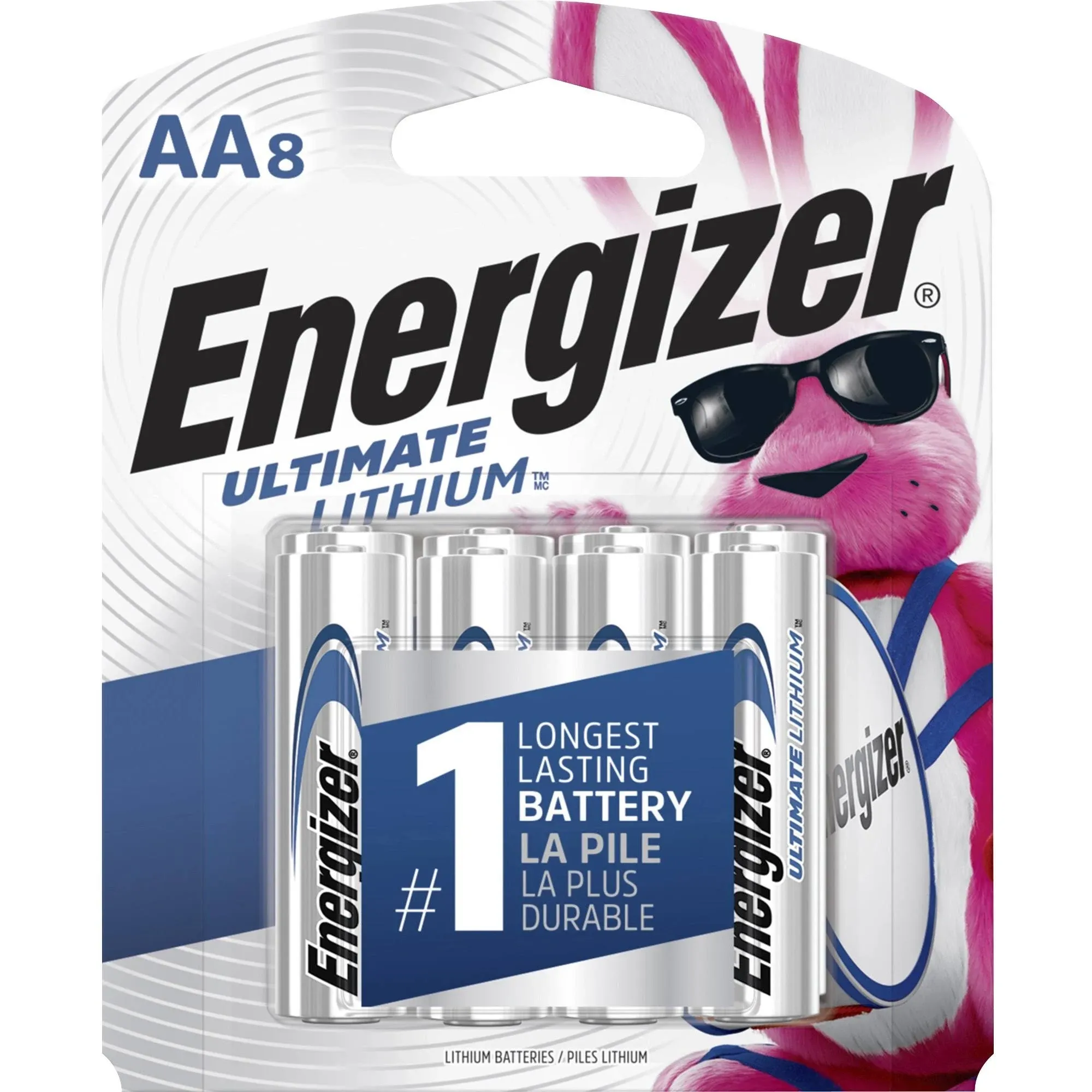 Energizer Ultimate Lithium - Batteries AA 8-Pack