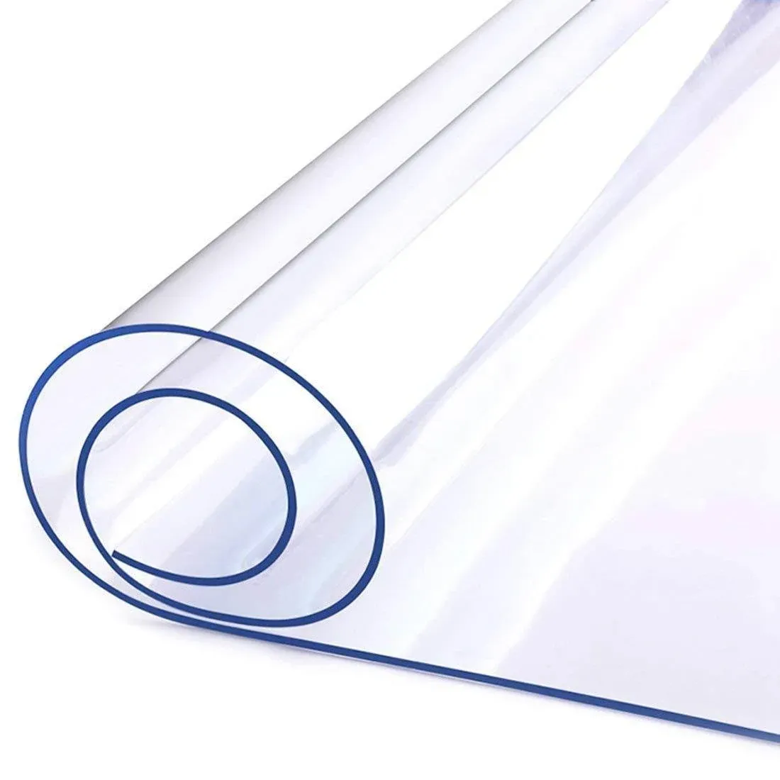 LovePads 1.5mm Thick 36 x 60 Inches Clear Table Cover Protector, Table Protector for Dining Room Table, Clear Plastic Tablecloth Protector, Table Pad