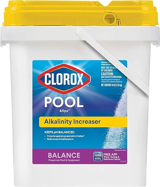 Clorox Pool&Spa 12016CLX Pool Total Alkalinity Increaser, 16-Pound, White