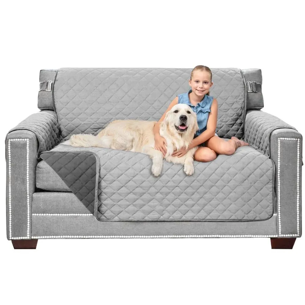 Sofa Shield Patented Couch Cover, Large Furniture Protector with Straps,