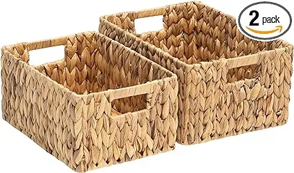 FairyHaus Rectangle Wicker Basket