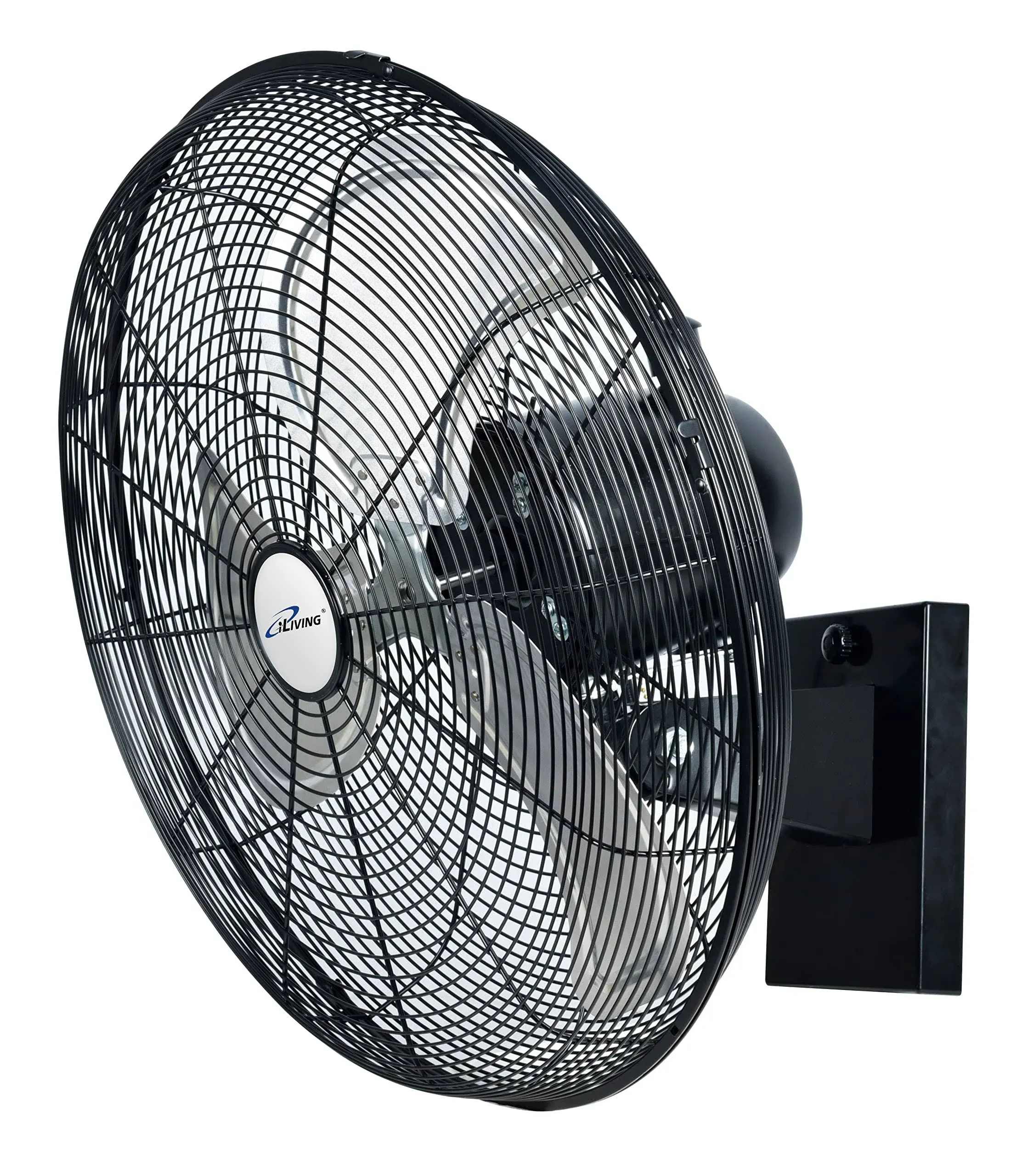 iLIVING 18" Outdoor Oscillating High Velocity Wall Fan with 18-Inch, Black