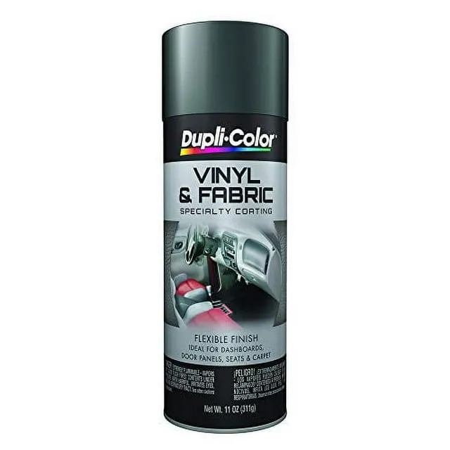 Dupli-Color (HVP111-6 PK Charcoal Gray Vinyl and Fabric Coating - 11 oz.