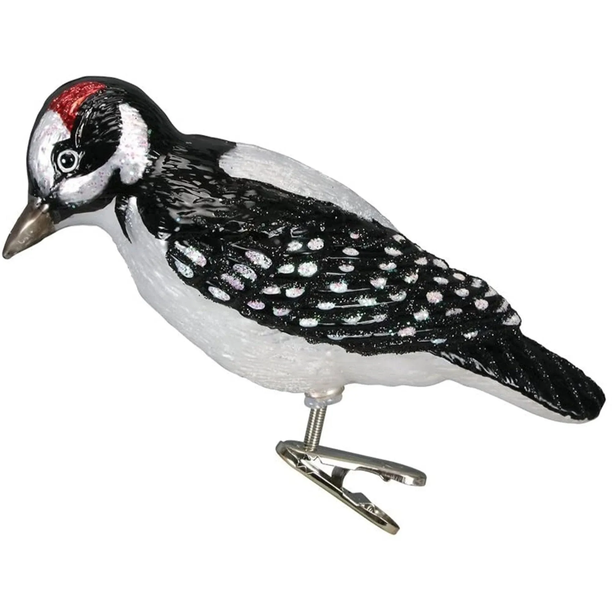 Old World Christmas Ornaments: Bird Watcher Collection Glass Blown Ornaments for Christmas Tree, Woodpecker