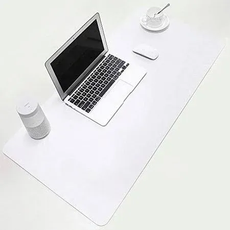 Desk Pad Protector Office Desk Mat, BUBM Waterproof PU Leather Desk Writing Mat ...