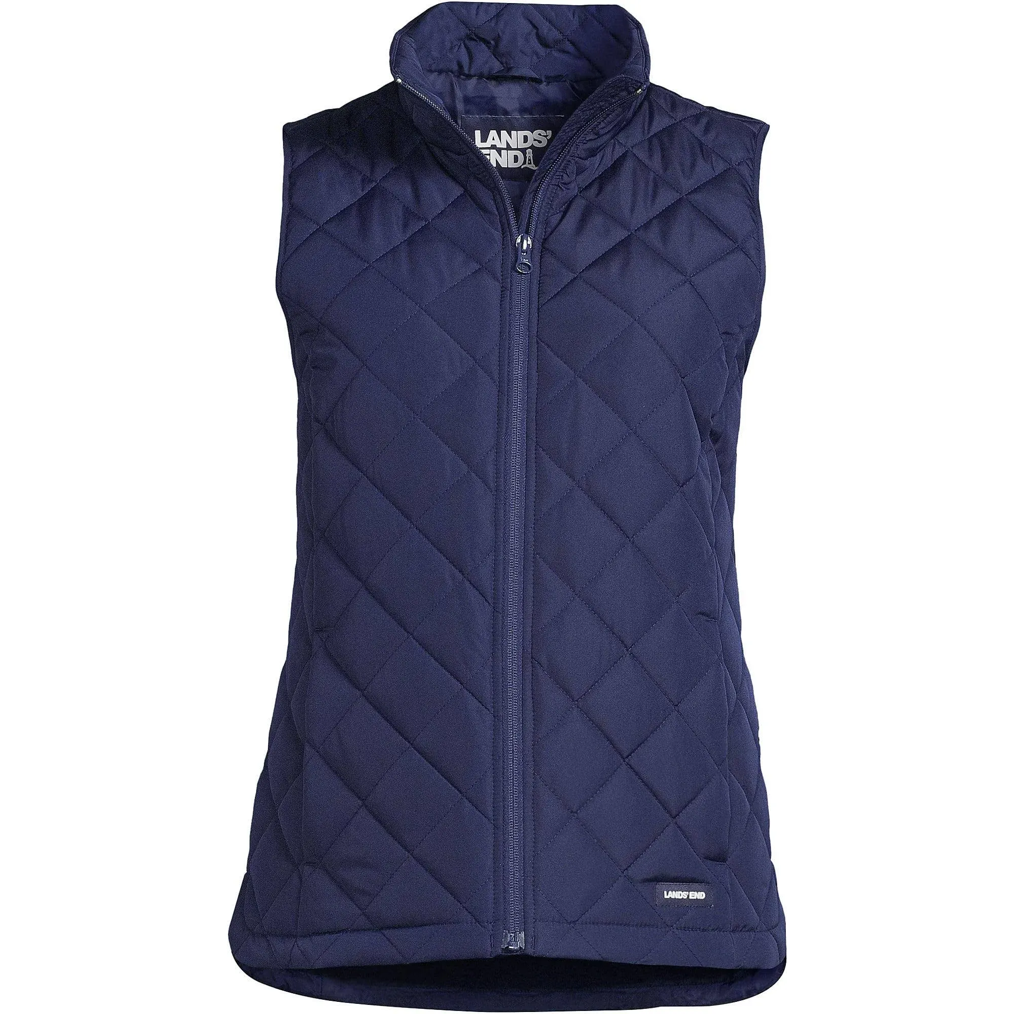 Lands' End Women's FeatherFree Insulated Vest - Ivory