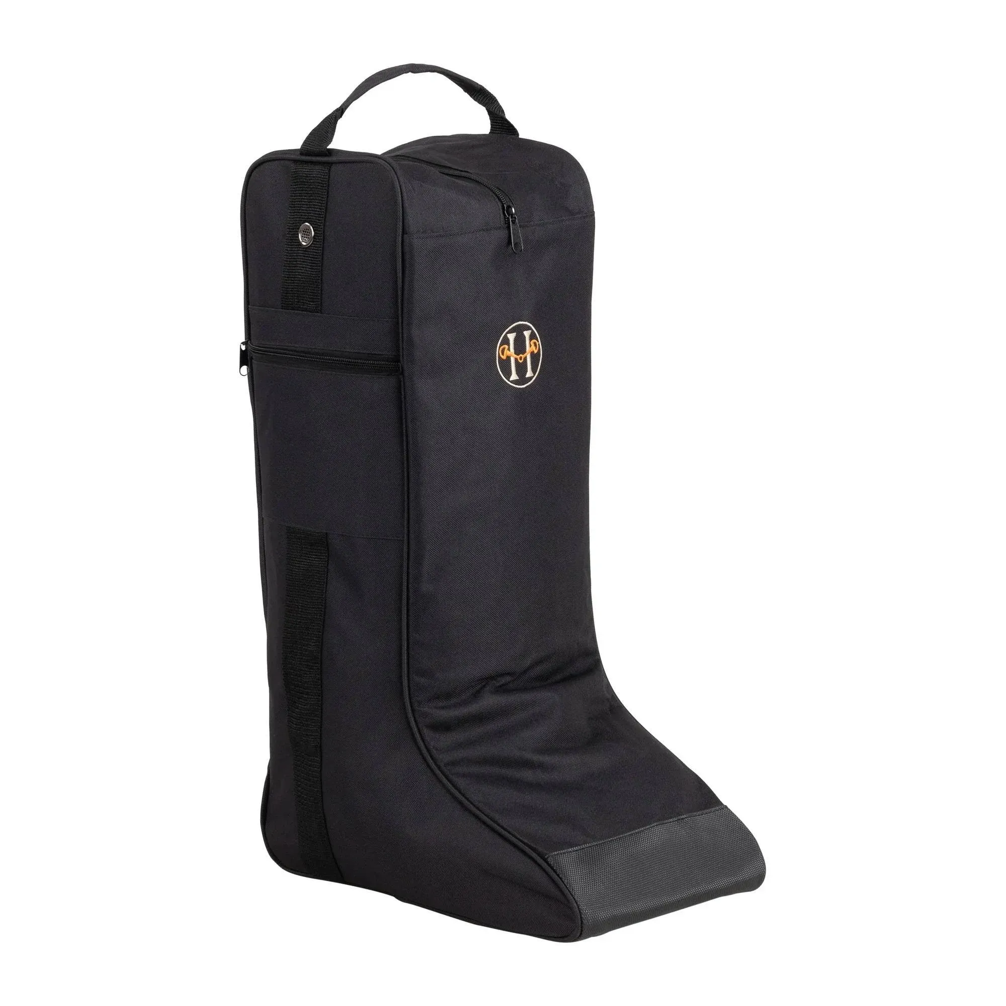 Huntley Equestrian Tall Riding Boot Bag, Black