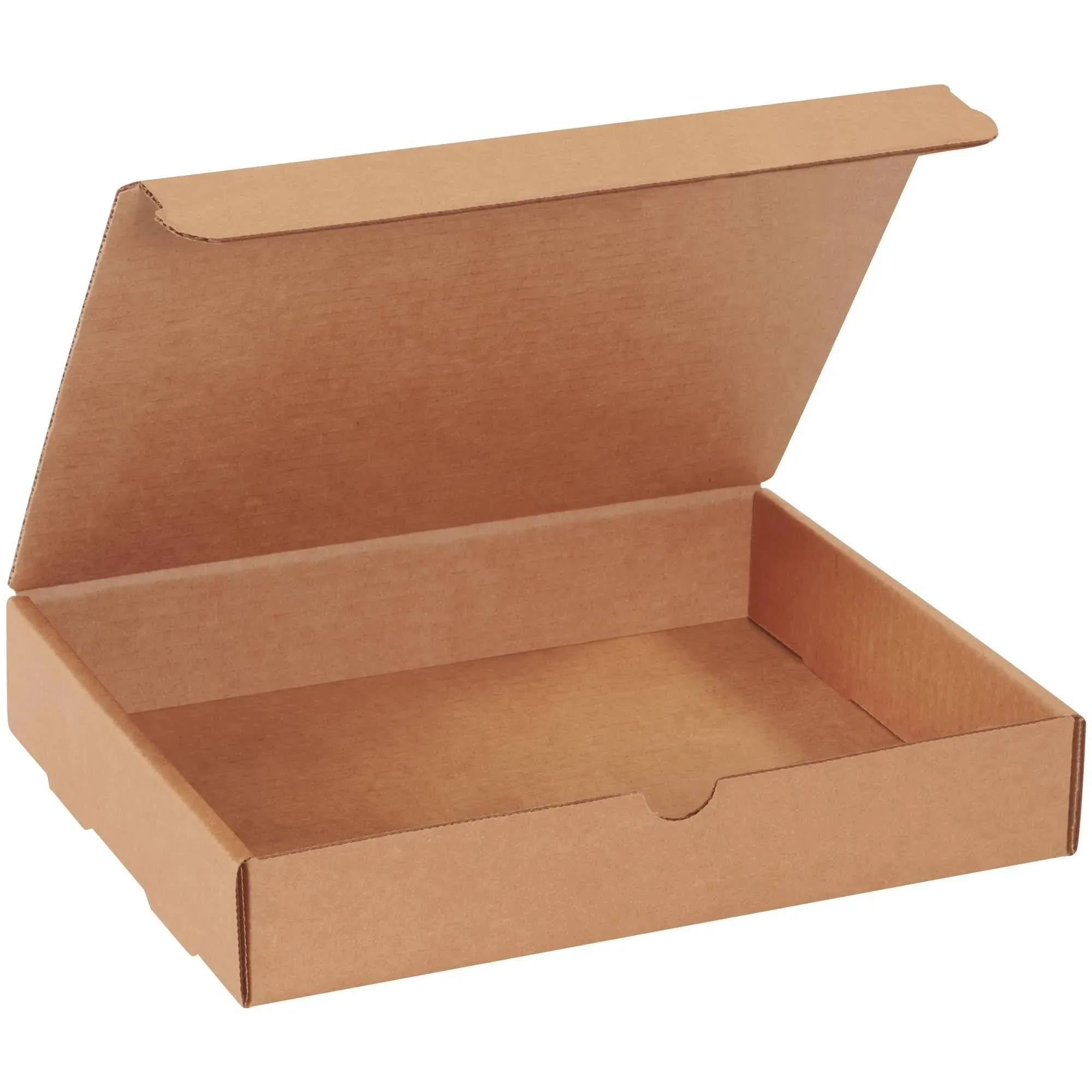 Aviditi Brown Kraft Literature Mailing Boxes, 14 x 10 x 2 Inches, Pack of 50, Crush-Proof, for Shipping, Mailing and Storing