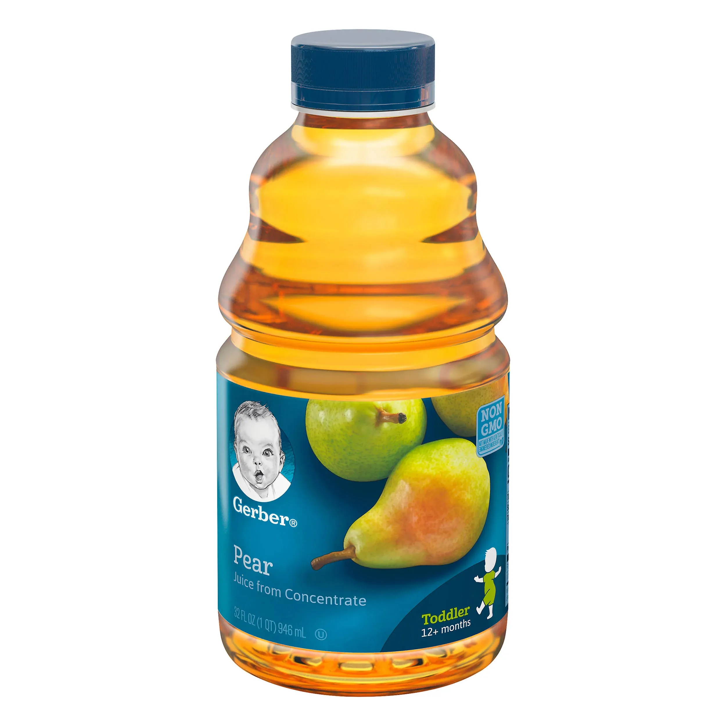 Gerber Juice, Pear, Toddler, 12+ Months - 32 fl oz