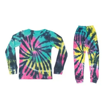 Just Love Girls Tie Dye Two Piece Thermal Underwear Set