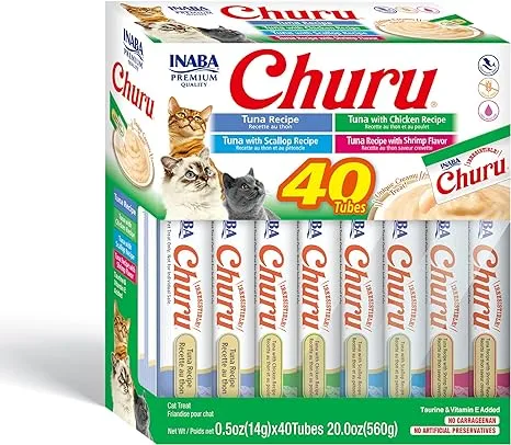 Inaba Churu Tuna & Seafood Cat Treats