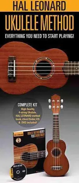 Hal Leonard Ukulele Starter Pack: Includes a Ukulele, Method Book with Online ...