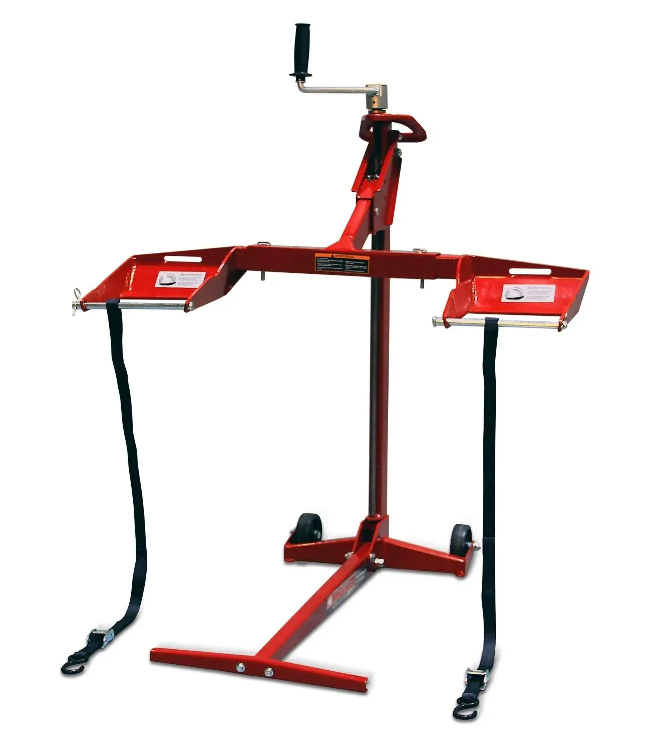 MoJack EZ MAX Riding Lawn Mower Lift Jack, Red